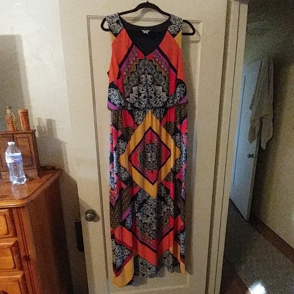 V-Neck Maxi dress..worn once